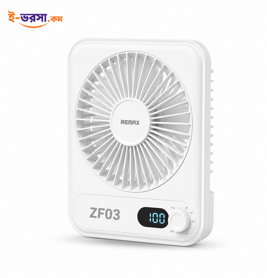 JISULIFE FA26A Desk Fan Portable Ultra-Slim Table Fan