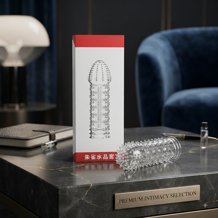 Suzaku Crystal Silicone Condom – Model 02, Large